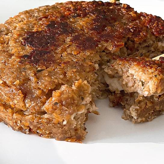 Quibe de quinoa 